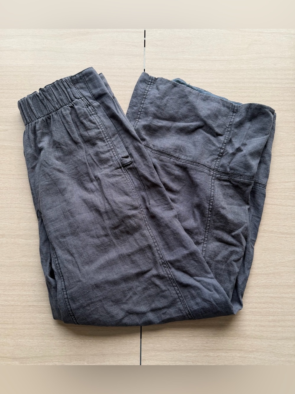 Free People Women’s Dark Gray Wide Leg Loose Fitting Pants - Read Description XS